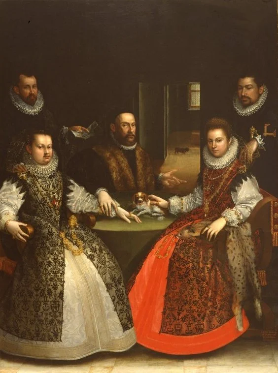 Lavinia Fontana, Ritratto della famiglia Gozzadini, 1584, olio su tela, 253,5 x 191 cm, Pinacoteca Nazionale, Bologna.