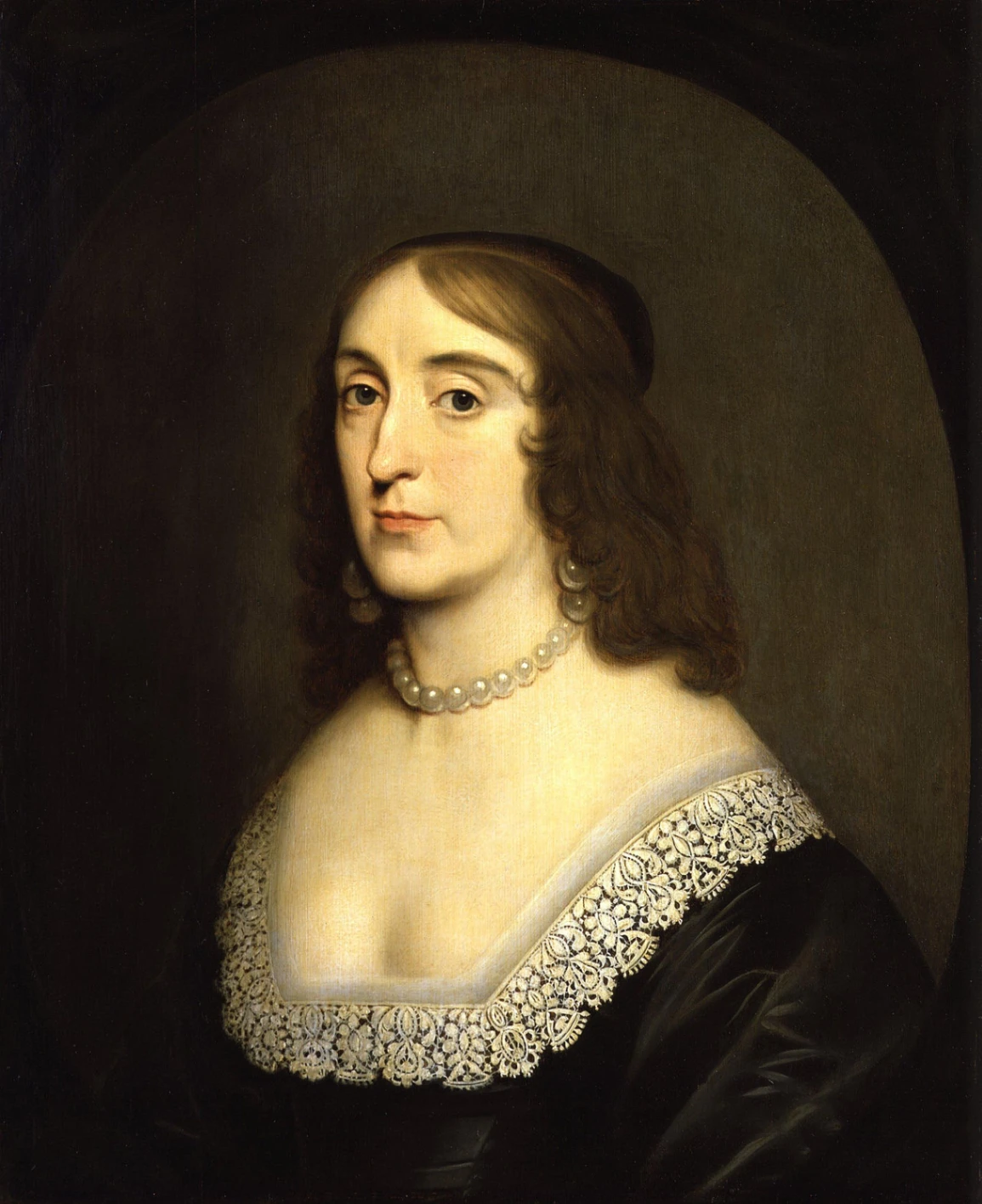 Gerrit van Honthorst (Gherardo delle Notti), Elizabeth, Queen of Bohemia, 1642 circa, 66,7 x 54,6 cm, National Portrait Gallery, Londra.