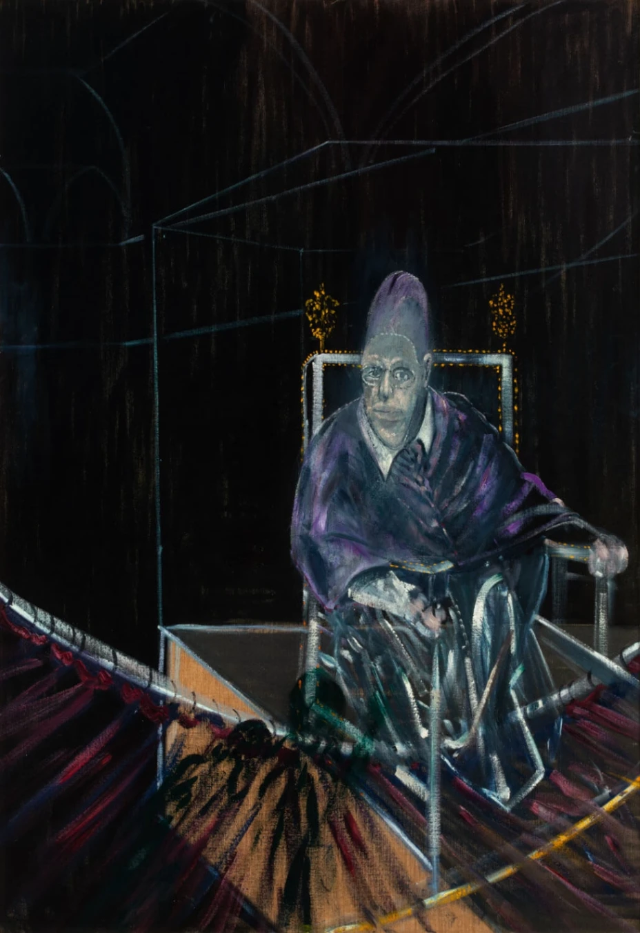 Francis Bacon, Papa I - Studio per Papa Innocenzo X di Velazquez, 1951, Aberdeen Art Gallery.