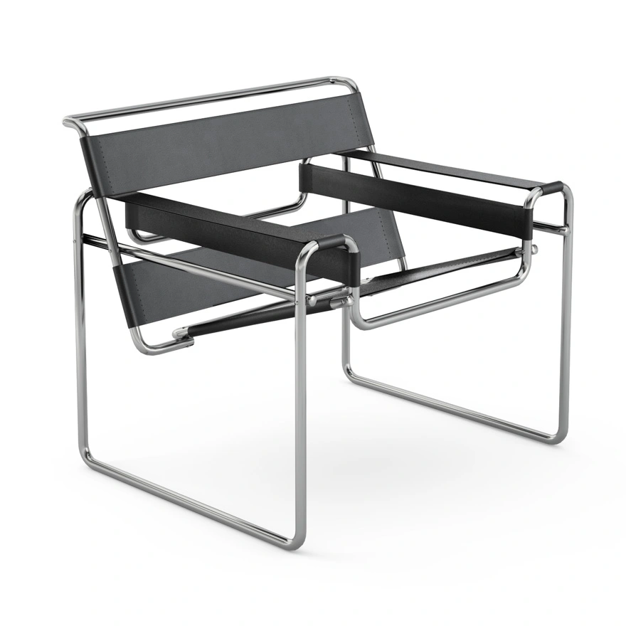 La sedia Wassily progettata nel 1925 da Marcel Breuer. © My Area Design