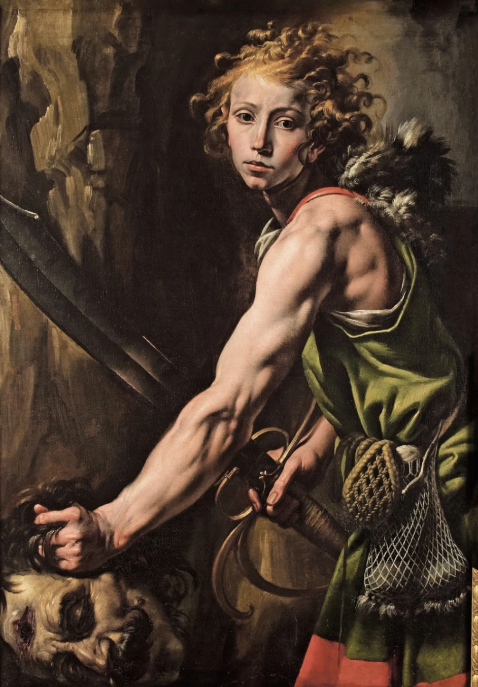 Tanzio da Varallo, Davide con la testa di Golia, 1623-1625, Pinacoteca di Varallo, Palazzo dei Musei, Varallo.