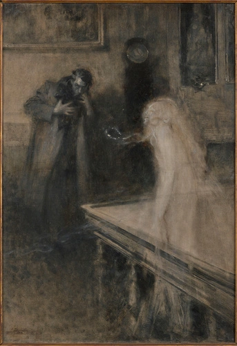 Stefano Macchiati, Il Visionario, 1904, 55 x 38,5 cm, Musée d'Orsay.