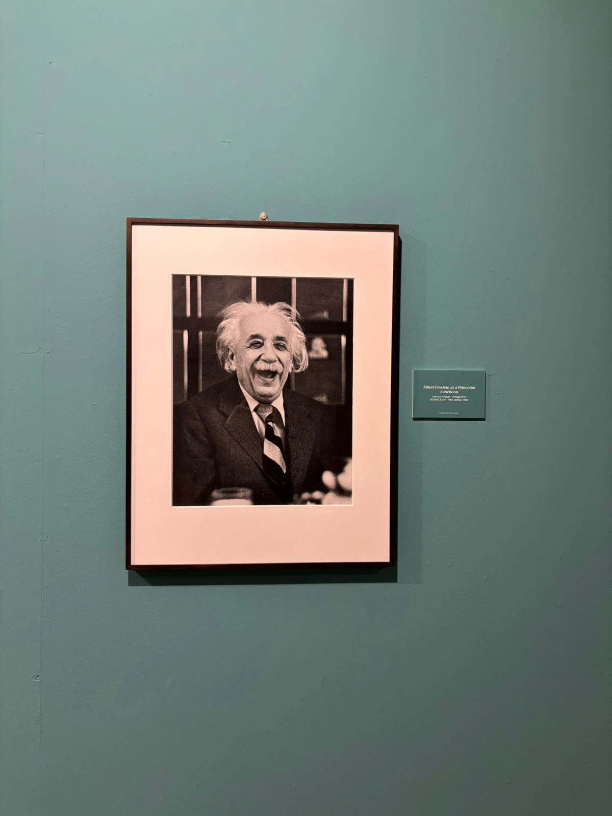 Ruth Orkin, Albert Einstein che pranza a Princeton, 1955 © Ruth Orkin Photo Archive