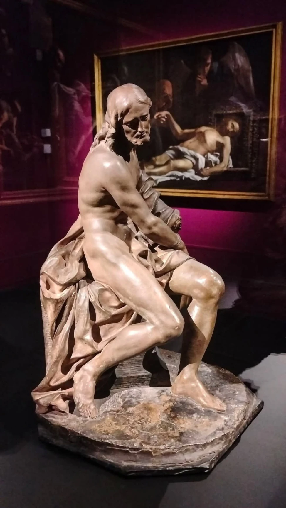 Gian Lorenzo Bernini, Cristo legato, 1630 circa, terracotta con tracce di colore su base di ardesia, Galleria Nazionale dell'Umbria, Perugia.