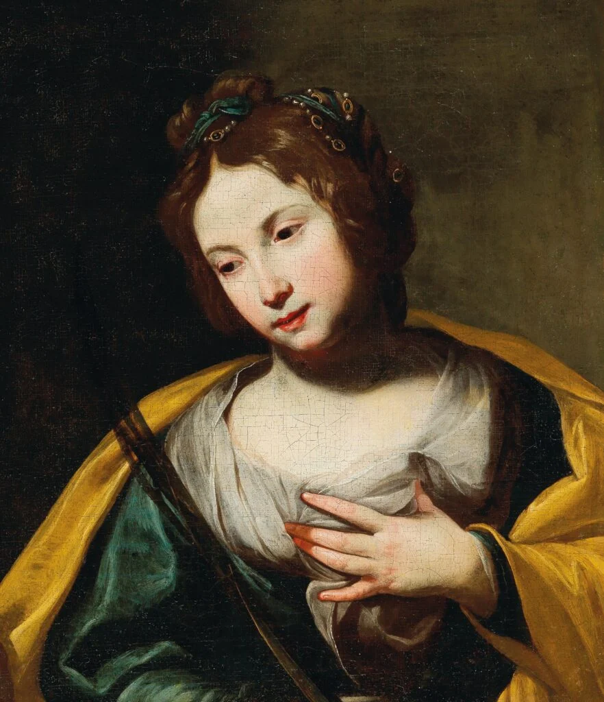 Diana de Rosa (attr.), Sant'Agata, olio su tela, 61 x 52,5 cm, collezione privata. © Dorotheum