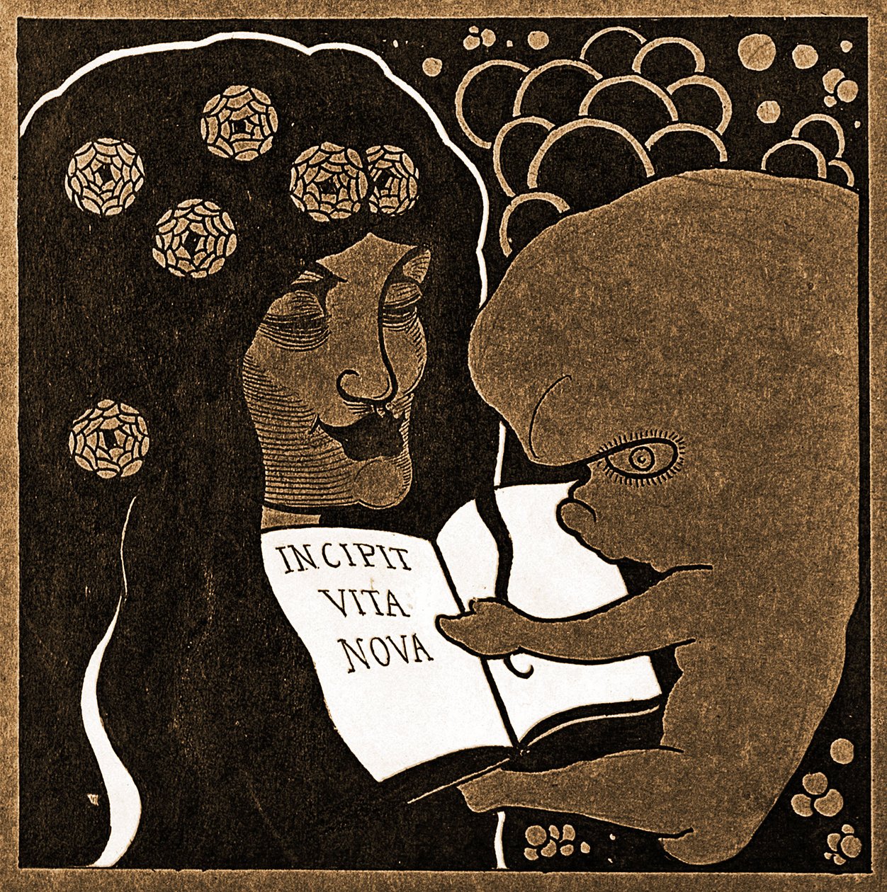 Aubrey Beardsley, Incipit Vita Nova, 1892.