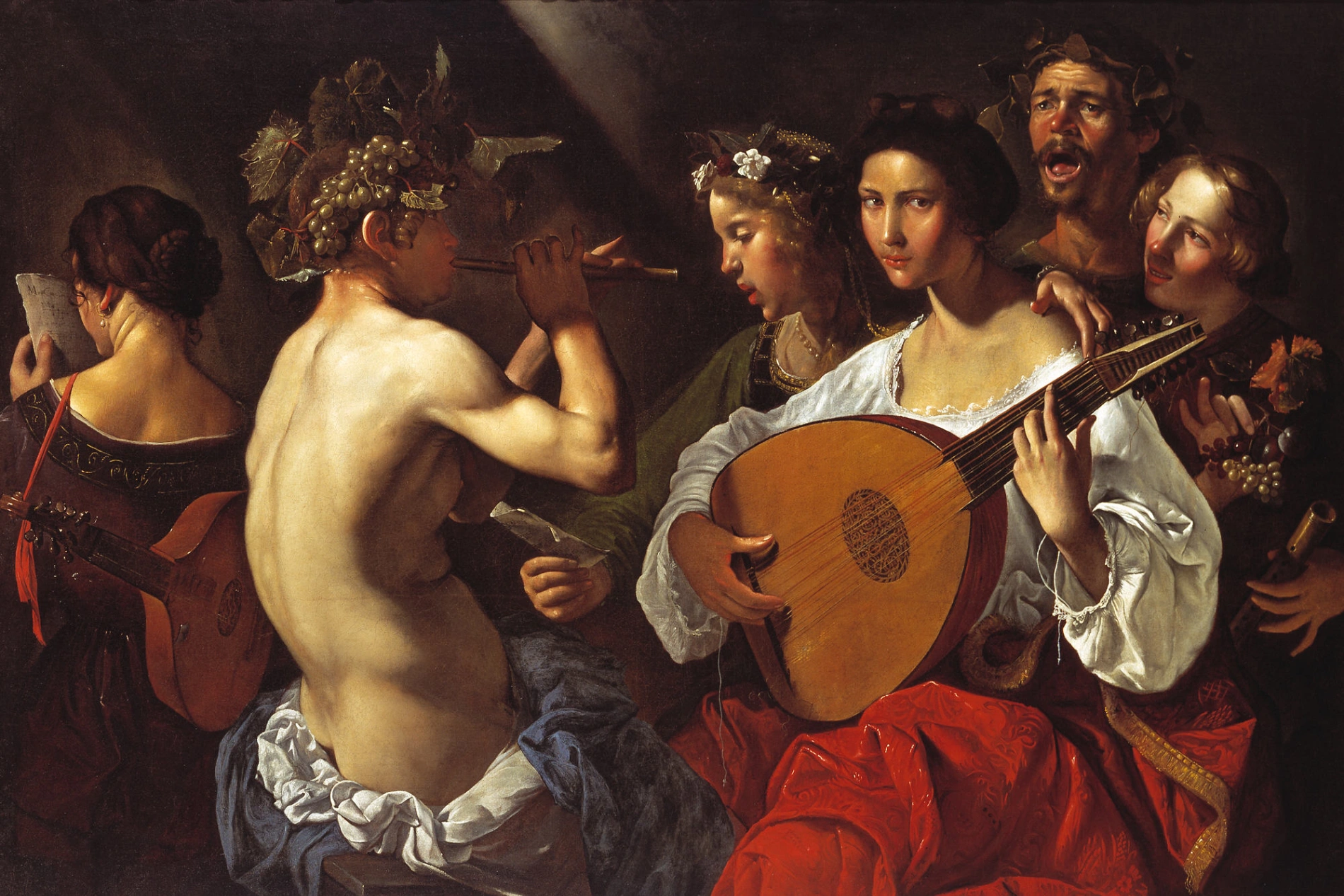 Pietro Paolini, Concerto bacchico, 1625-1630, 117,4 x 174,6 cm, Dallas Art Museum.