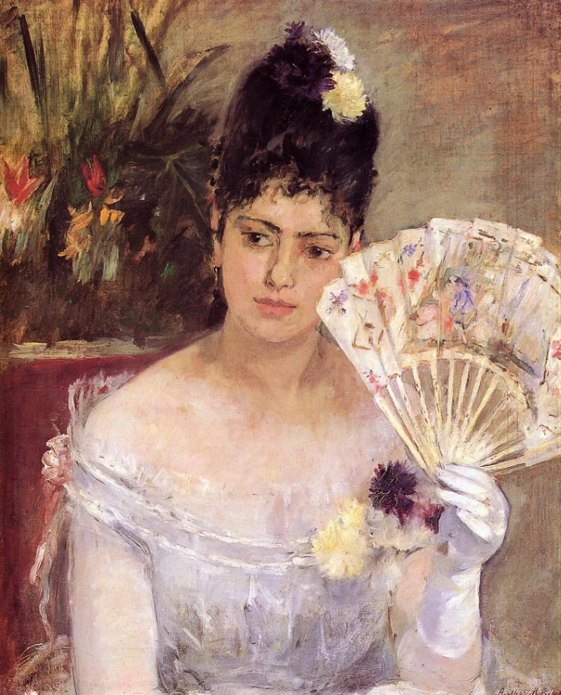 Berthe Morisot, Al Ballo, 1874, Musée Marmottan Monet, Parigi.