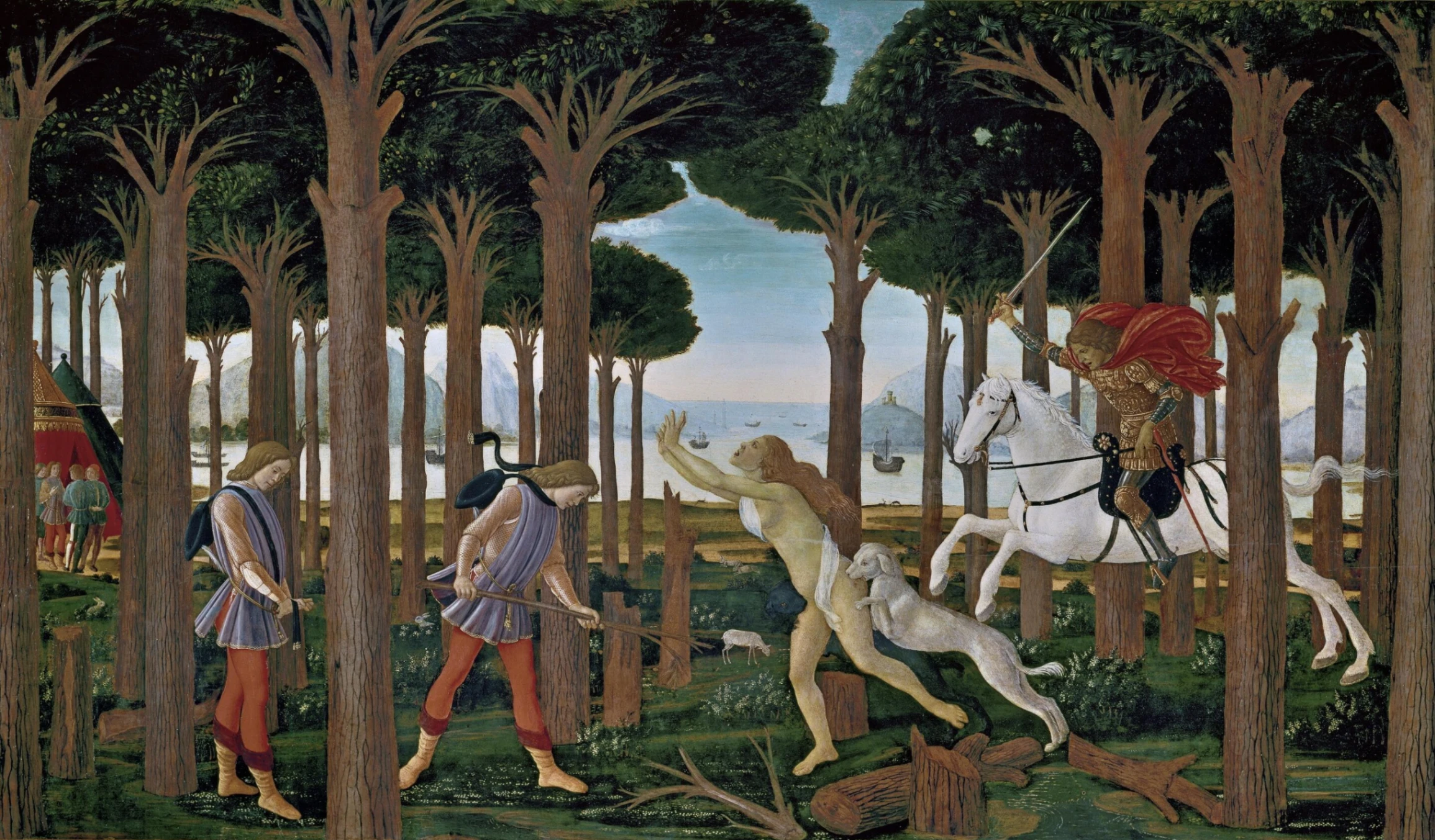 cover Botticelli incontra Boccaccio: il cassone di Nastagio degli Onesti