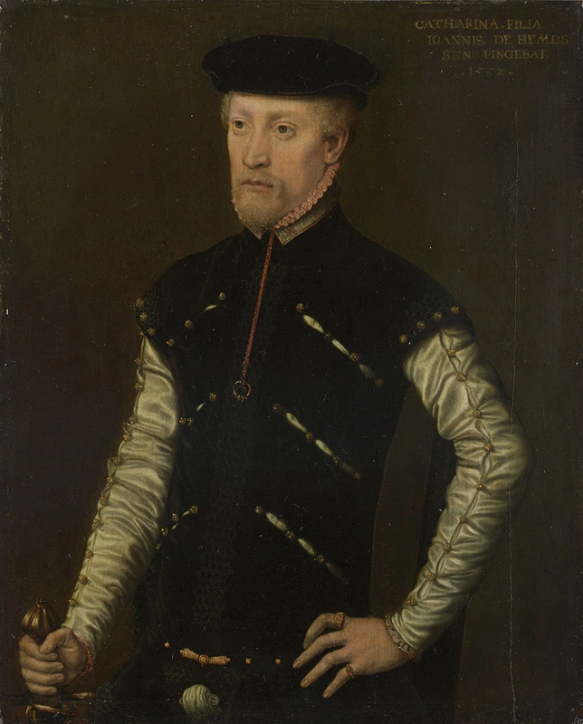 Catharina van Hemessen, Ritratto di uomo, 1552, 36,2 x 29,2 cm, National Gallery, Londra.