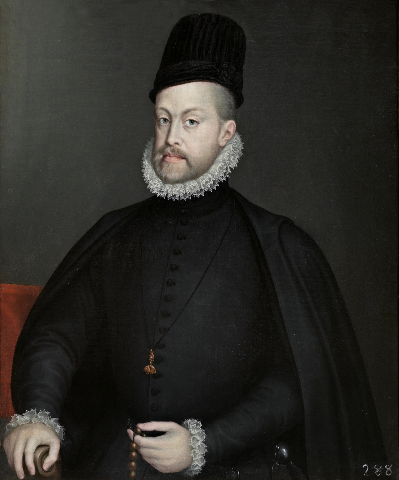 Sofonisba Anguissola, Ritratto di Filippo II, 1573, olio su tela, 88 x 72 cm, Museo del Prado, Madrid.
