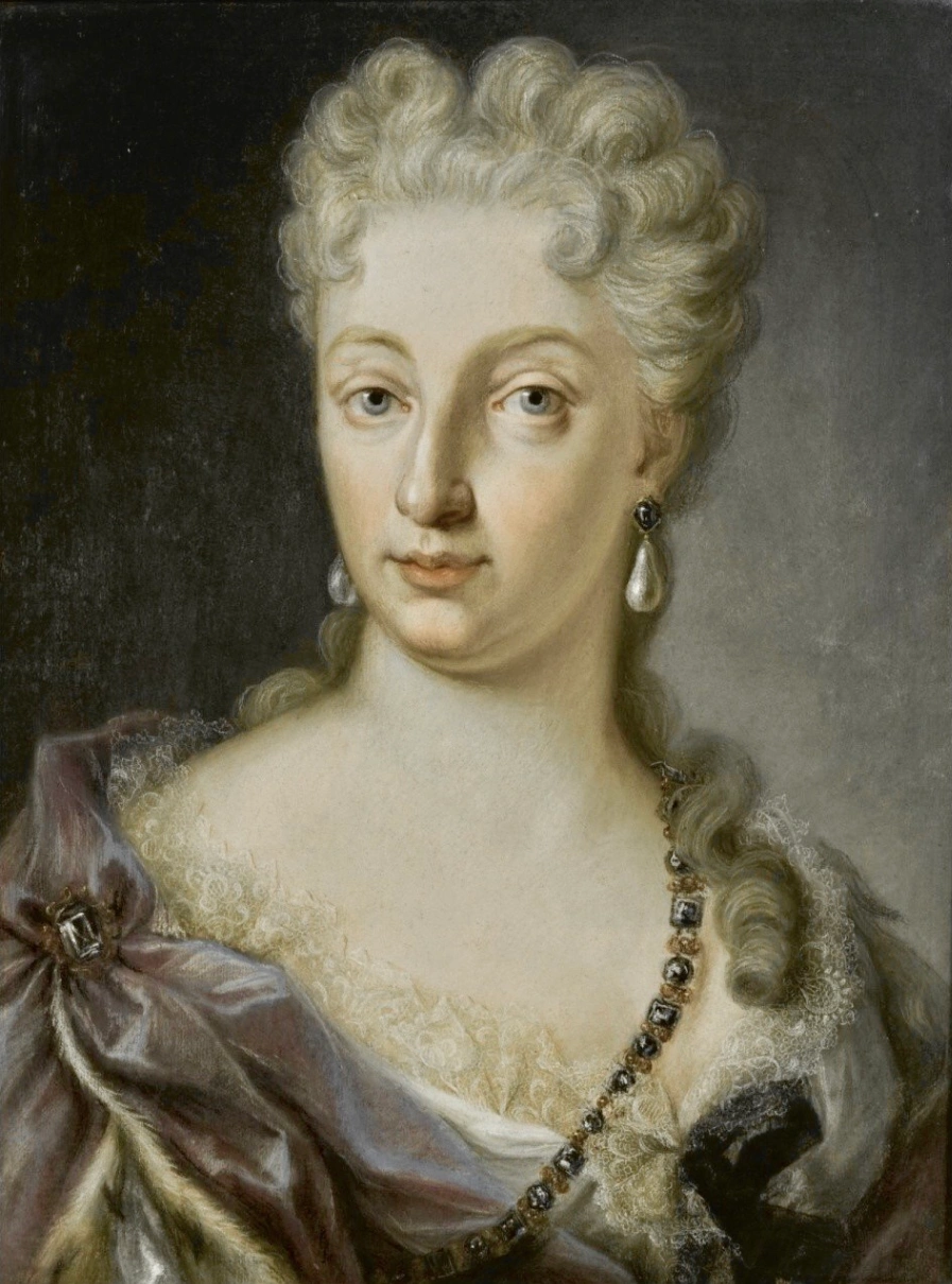 Giovanna Fratellini, Ritratto diViolante Beatrice di Bavaria, 1720, pastello, Palazzo Davanzati, Firenze.