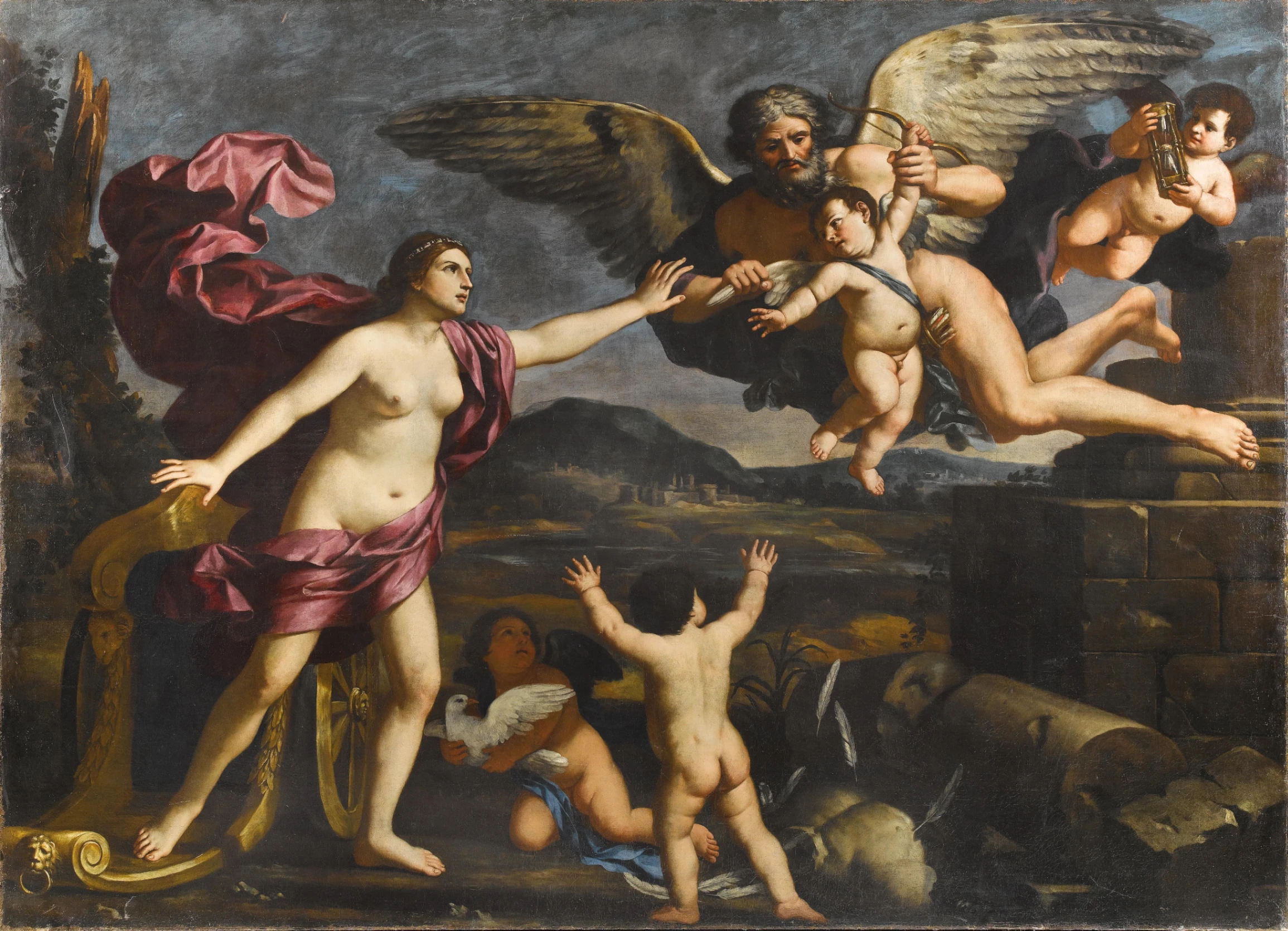 Giacinto Gimignani, Venere, Cupido e Crono, collezione privata.