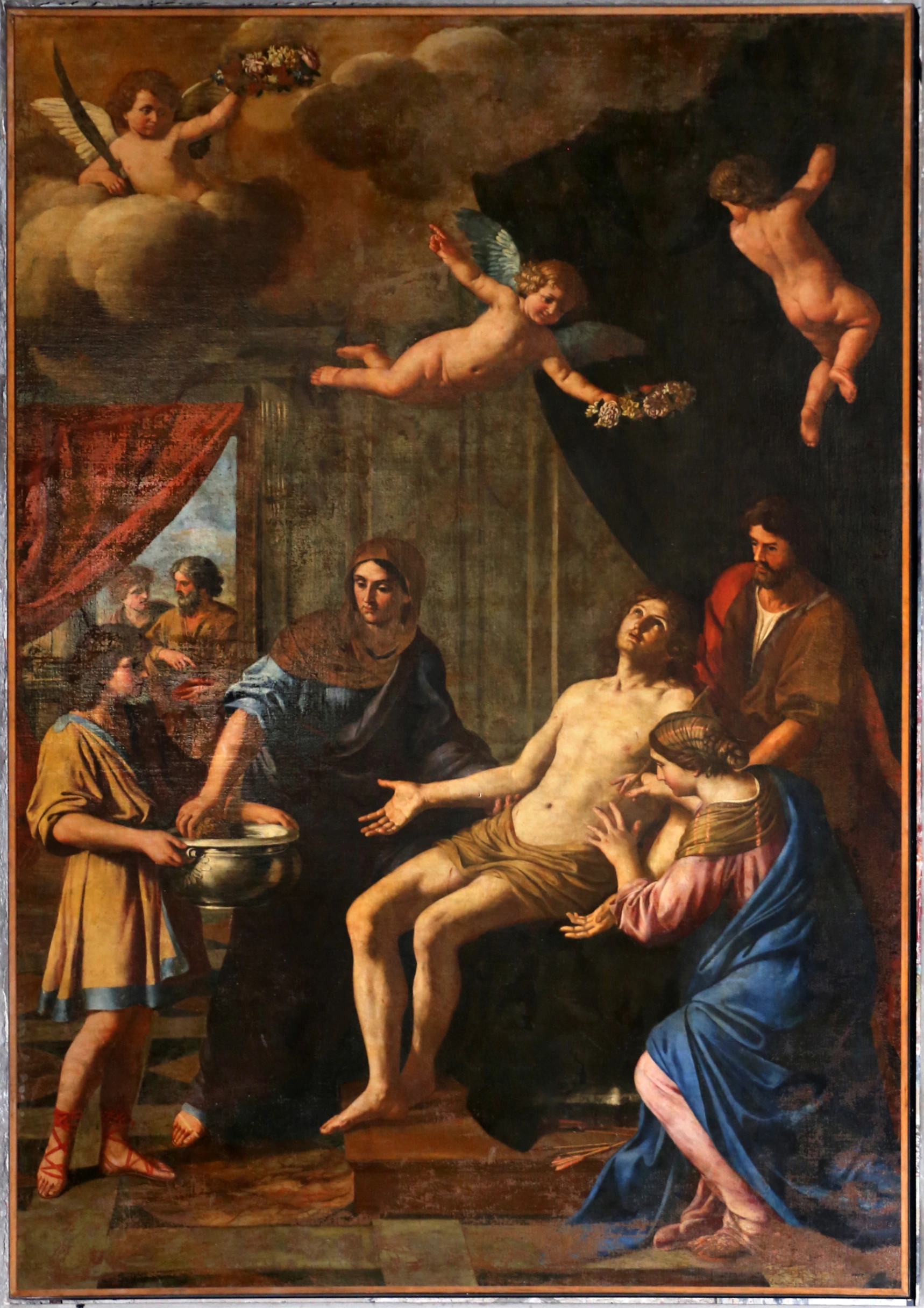 Giacinto Gimignani, San Sebastiano curato dalle pie donne, 1642, San Domenico, Pistoia.