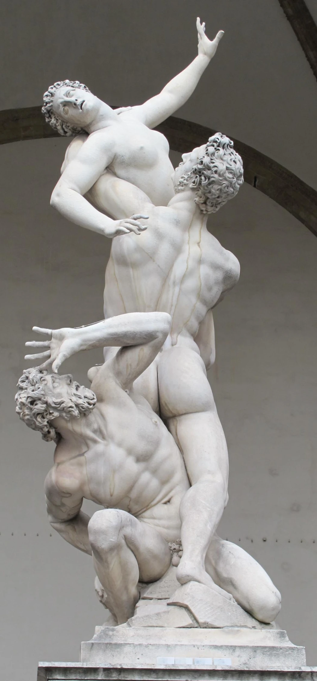 Giambologna, Ratto delle Sabine, 1582, Loggia dei Lanzi, Firenze.