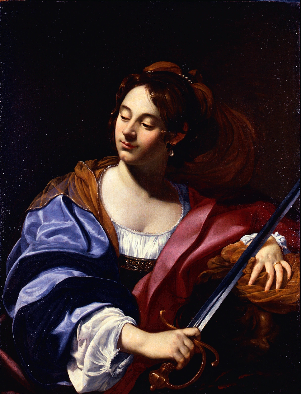 Virginia Vezzi, Giuditta e Oloferne, 1624-1626, olio su tela, 97,8 x 74,5 cm, Nantes, Musée des beaux-arts.