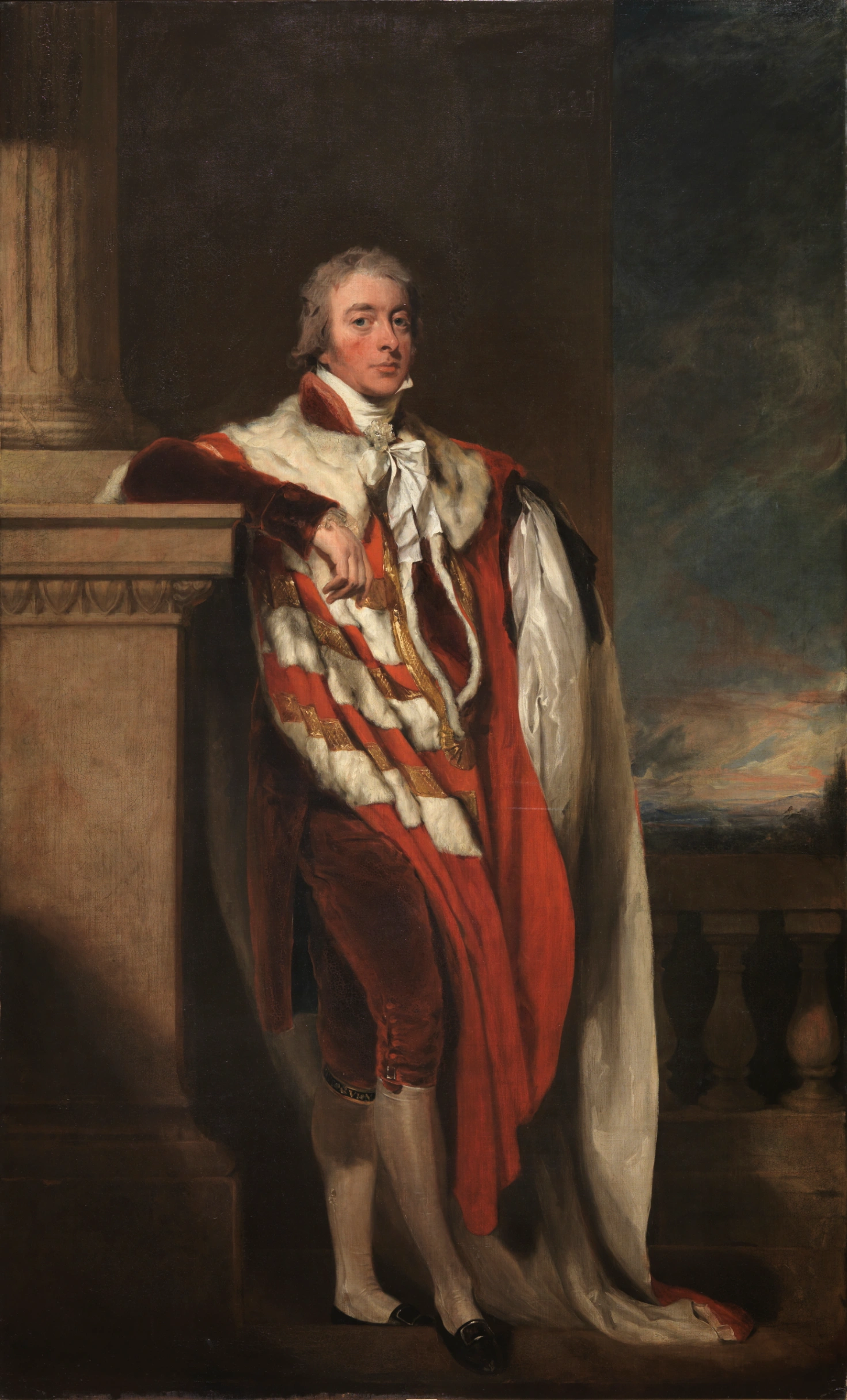 Sir Thomas Lawrence, Ritratto di Lord Westmoreland , olio su tela, 247 x147 cm, Museo del Prado, Madrid.