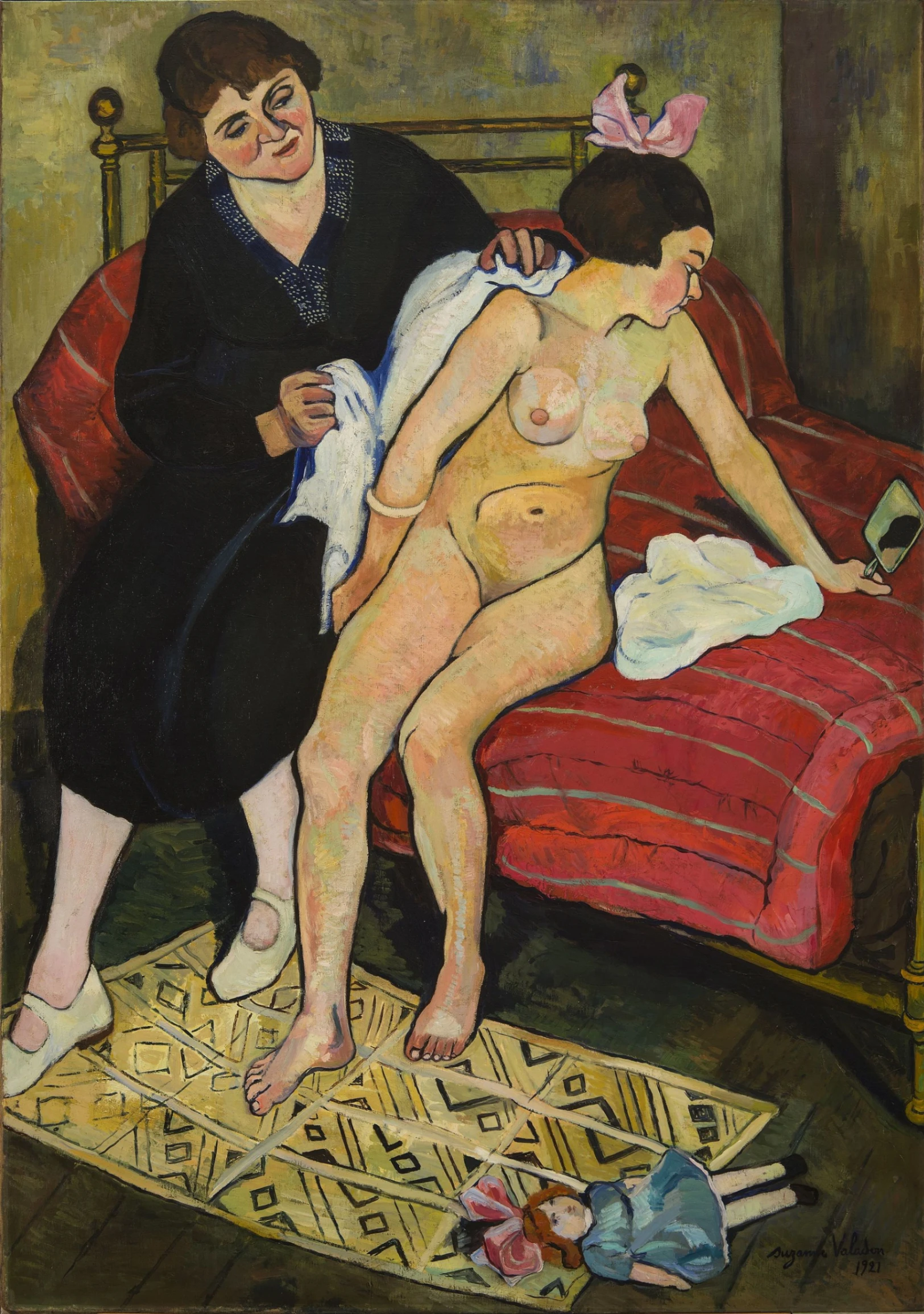 Suzanne Valadon, La bambola abbandonata, 1921, olio su tela, 135 x 95 cm, National Museum of Women in the Arts, Washington, D.C.