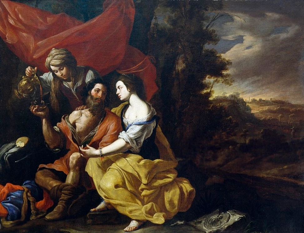 Agostino Beltrano, Lot e le sue figlie, olio su tela, 1650 circa, 74 x 99, collezione privata.