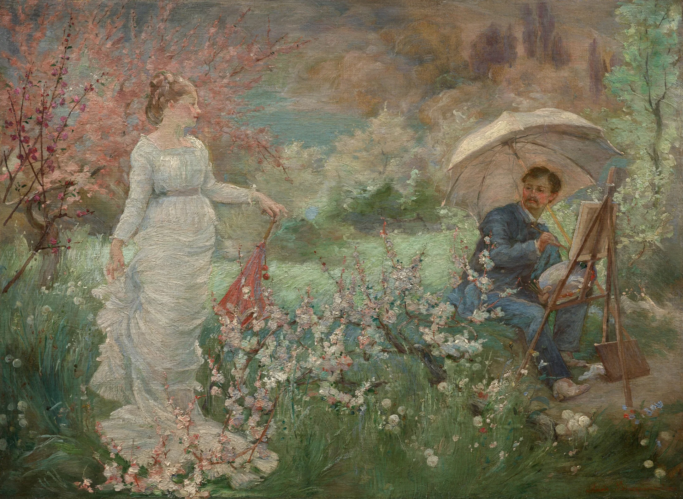 Marie Bracquemond, Studio dalla natura, 1880, olio su tela, collezione privata.