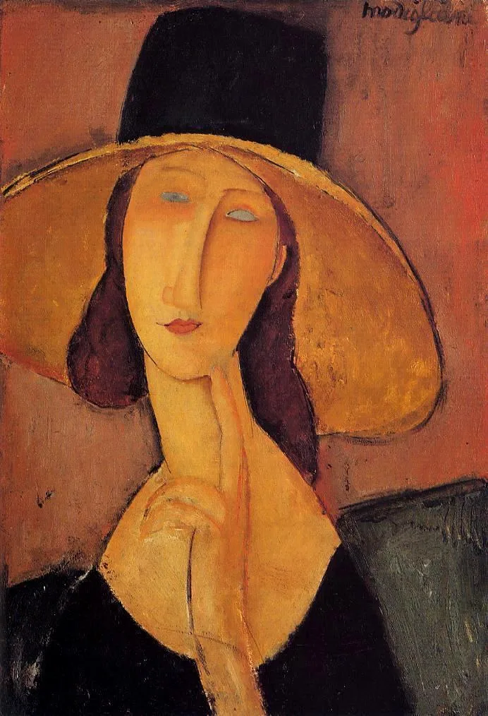 Amedeo Modigliani, Ritratto di Jeanne Hébuterne, 1918, olio su tela, 55×38 cm, collezione privata, Pescara.