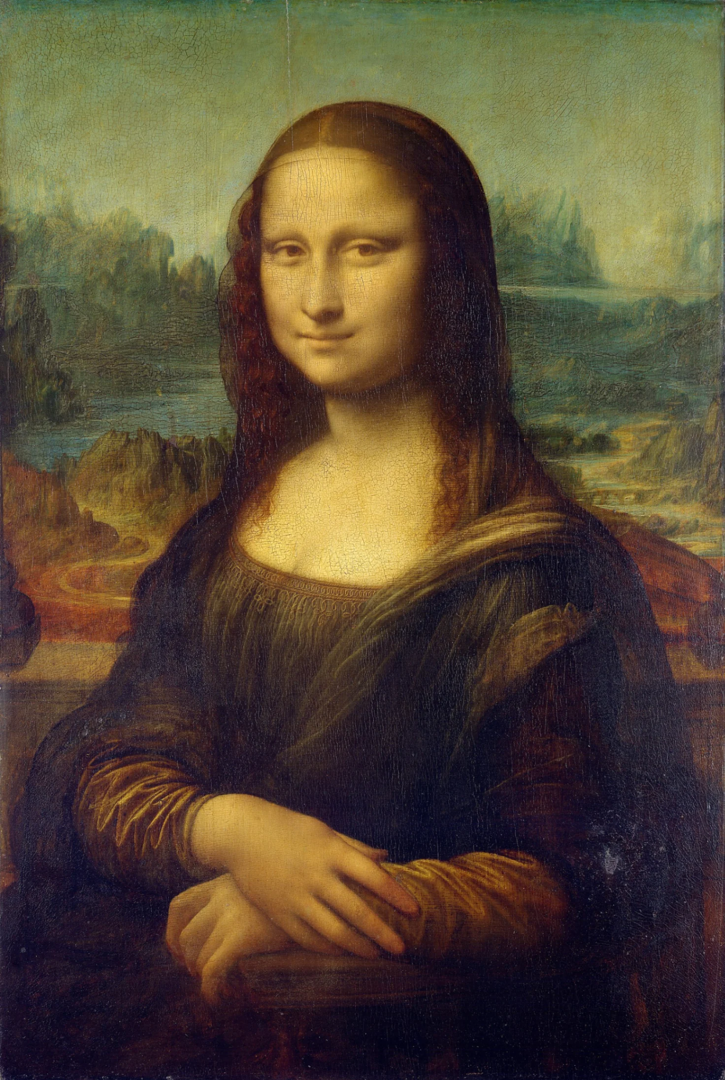 Leonardo da Vinci, Gioconda, 1503-1506 circa, olio su tavola di pioppo, 77 x 53 cm, Museo del Louvre, Parigi.