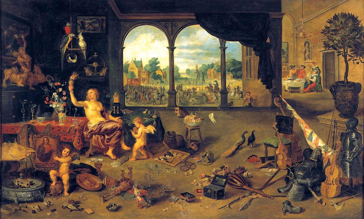 Jan Brueghel il Giovane, Vanitas, 1631, olio su tavola, 64 × 106 cm, Galleria Sabauda, Torino.