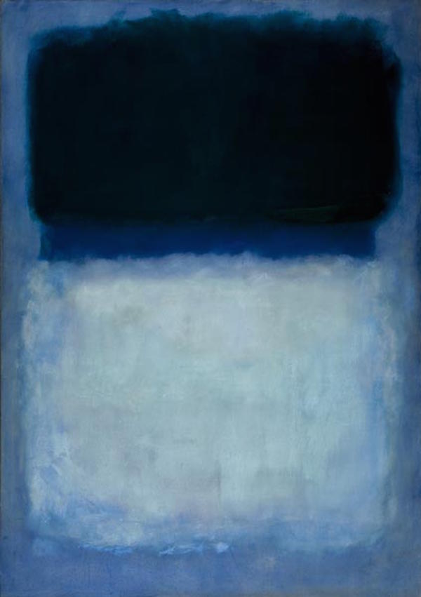 Mark Rothko, Verde su Blu, 1956. Tucson, The University of Arizona Museum of Art © 1998 Kate Rothko Prizel & Christopher Rothko - Adagp, Parigi, 2023.