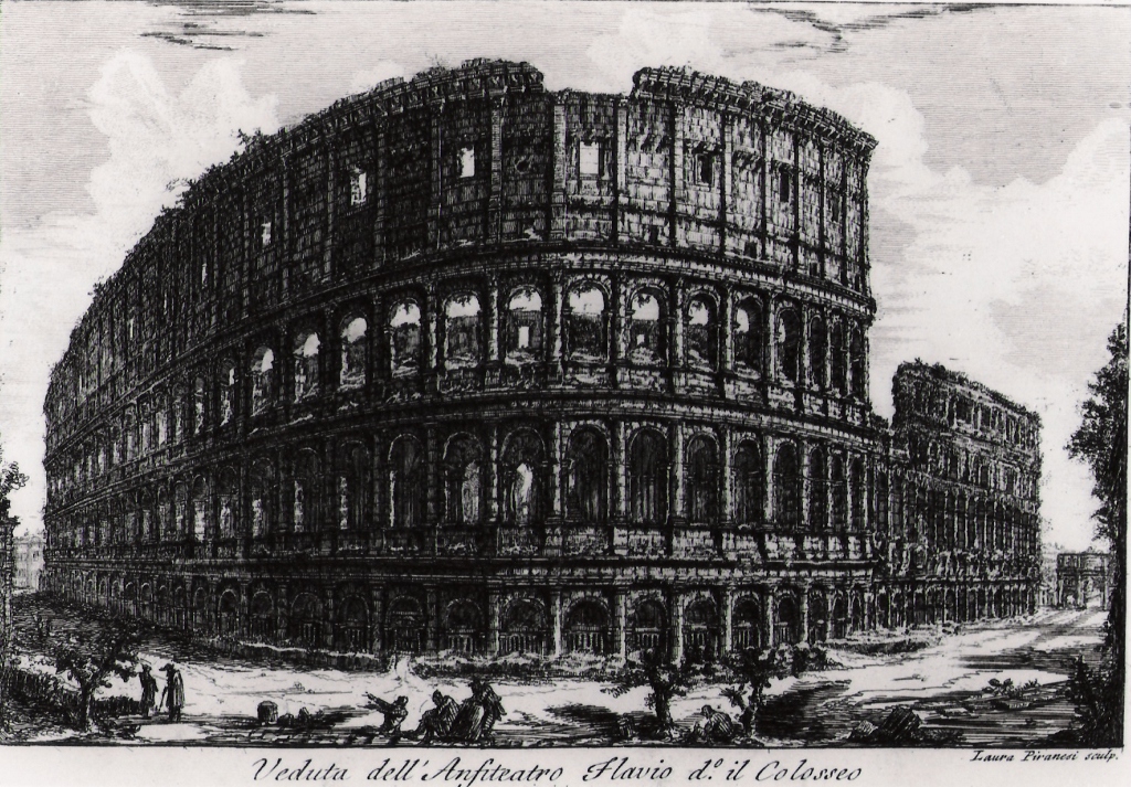 Laura Piranesi, Veduta del Colosseo, stampa, 1900-1930 circa, © Dati Cultura Gov