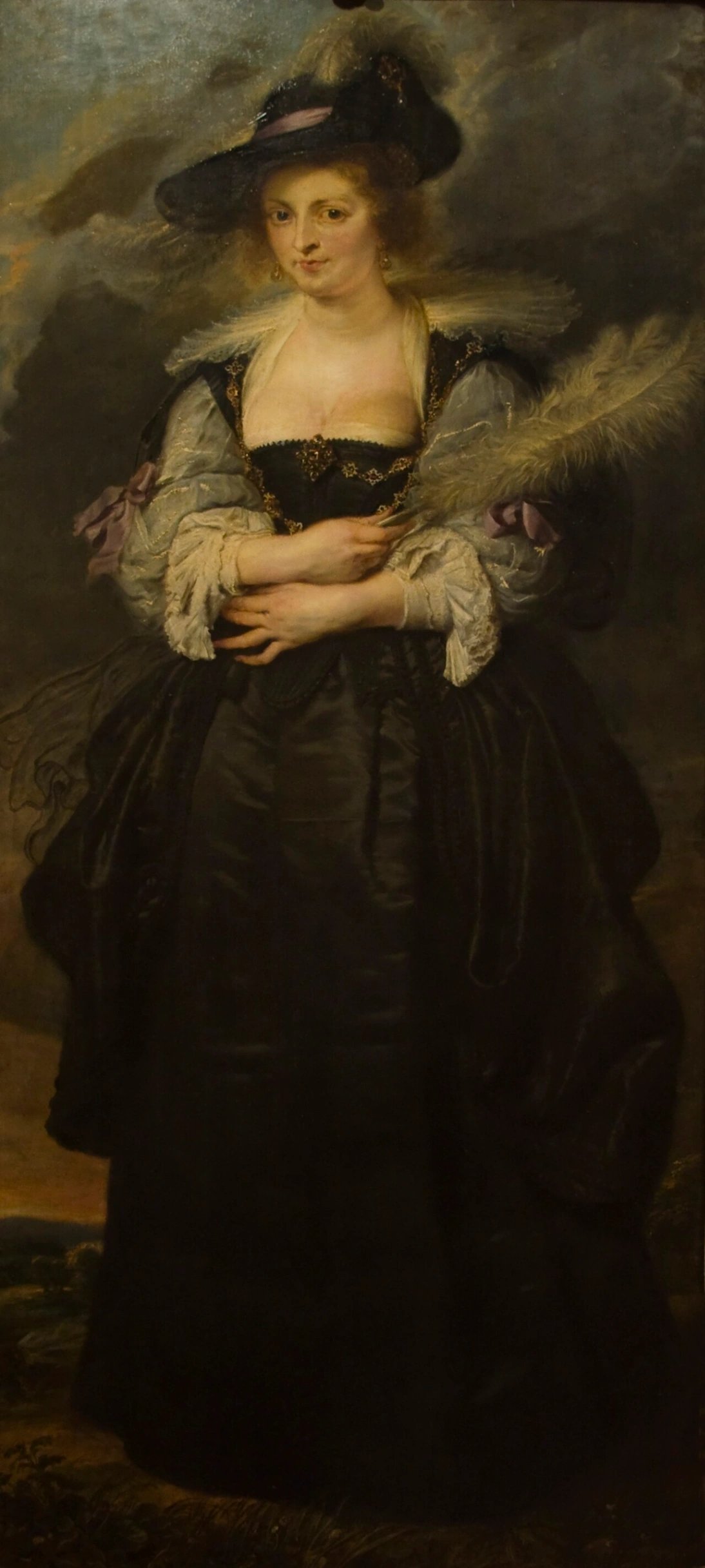 Peter Paul Rubens, Ritratto di Hélène Fourment, 1635, olio su tela, 186 x 85 cm, Calouste Gulbenkian Museum.