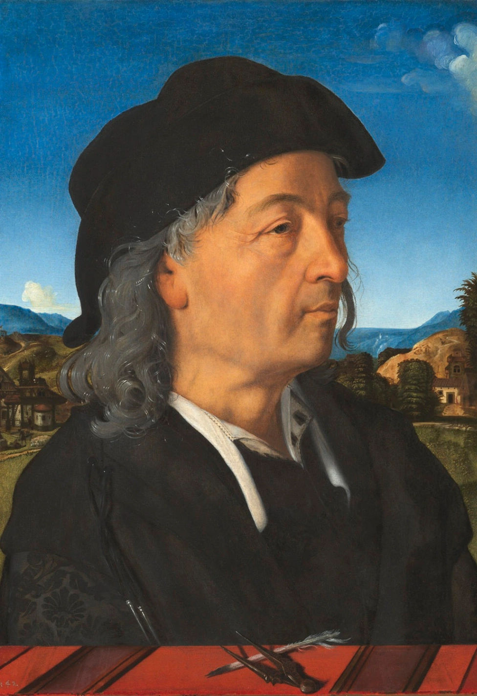 Piero di Cosimo, Ritratto di Giuliano da Sangallo, 1482 circa, olio su tavola, 47,2 x 33,5 cm, Rijksmuseum, Amsterdam.