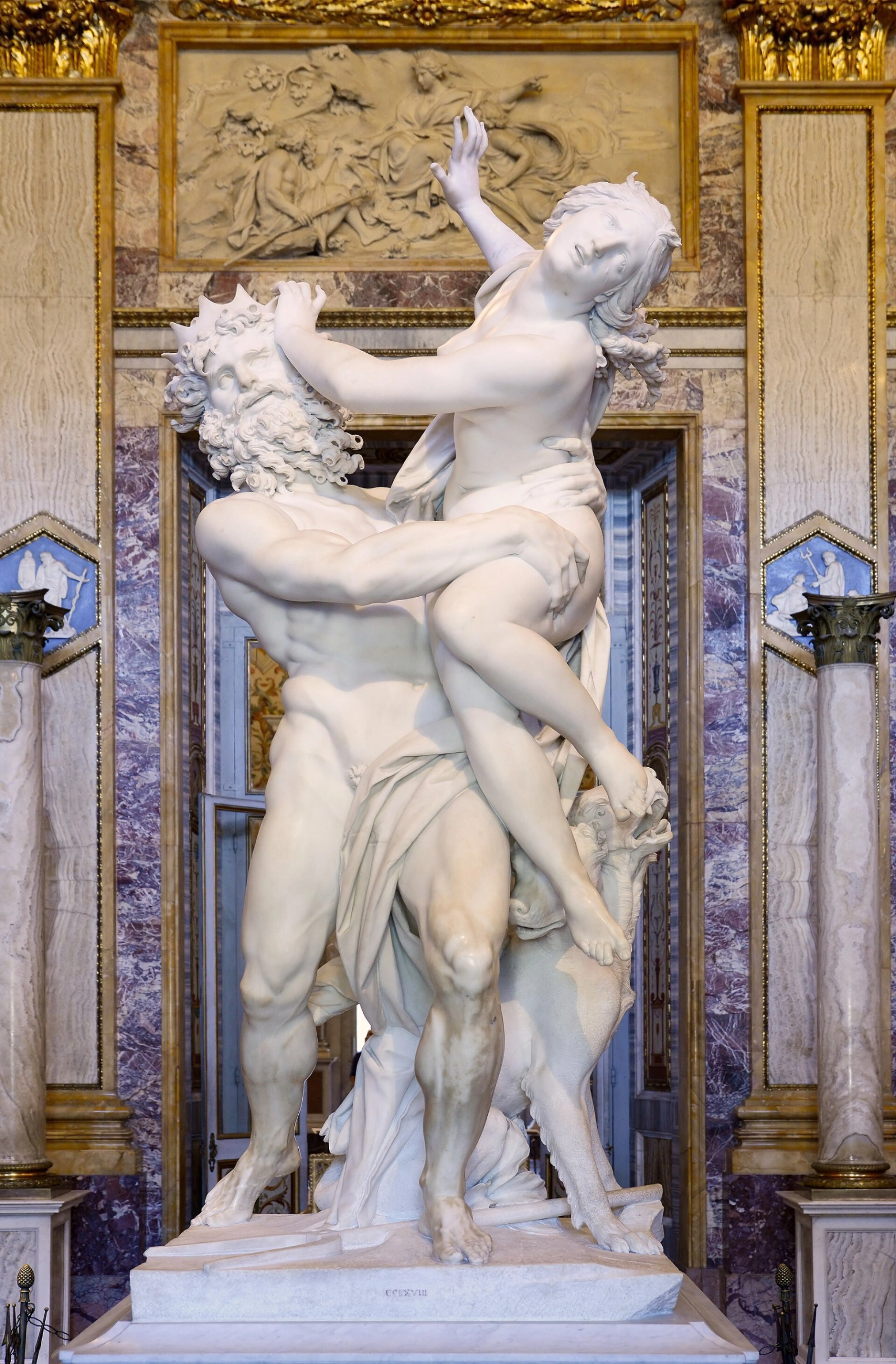 Gian Lorenzo Bernini, Ratto di Proserpina, 1621-1622, marmo, Galleria Borghese, Roma.
