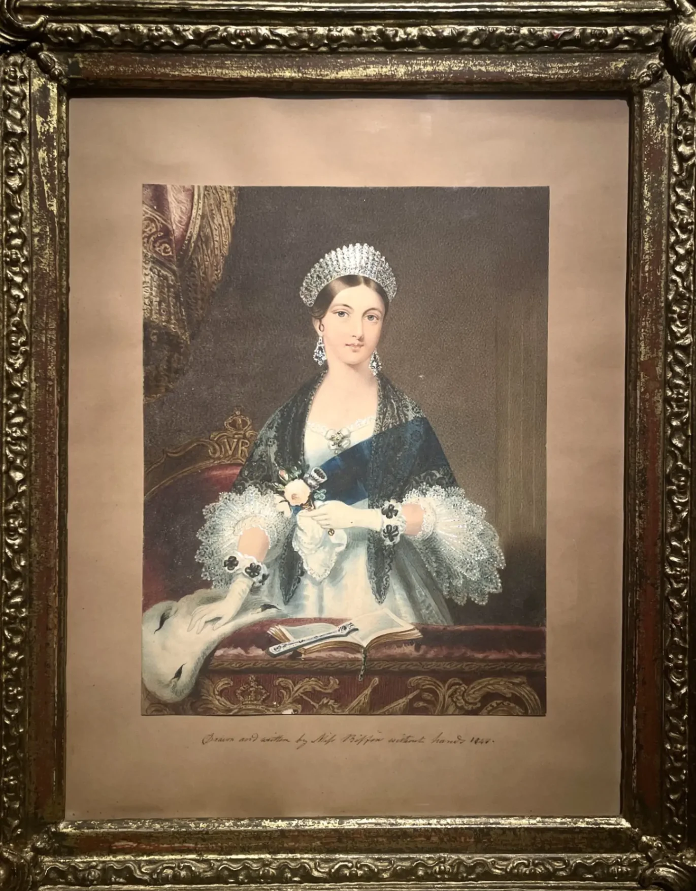 Sarah Biffin, Ritratto della Regina Vittoria, 1834, © Philip Mould Company.