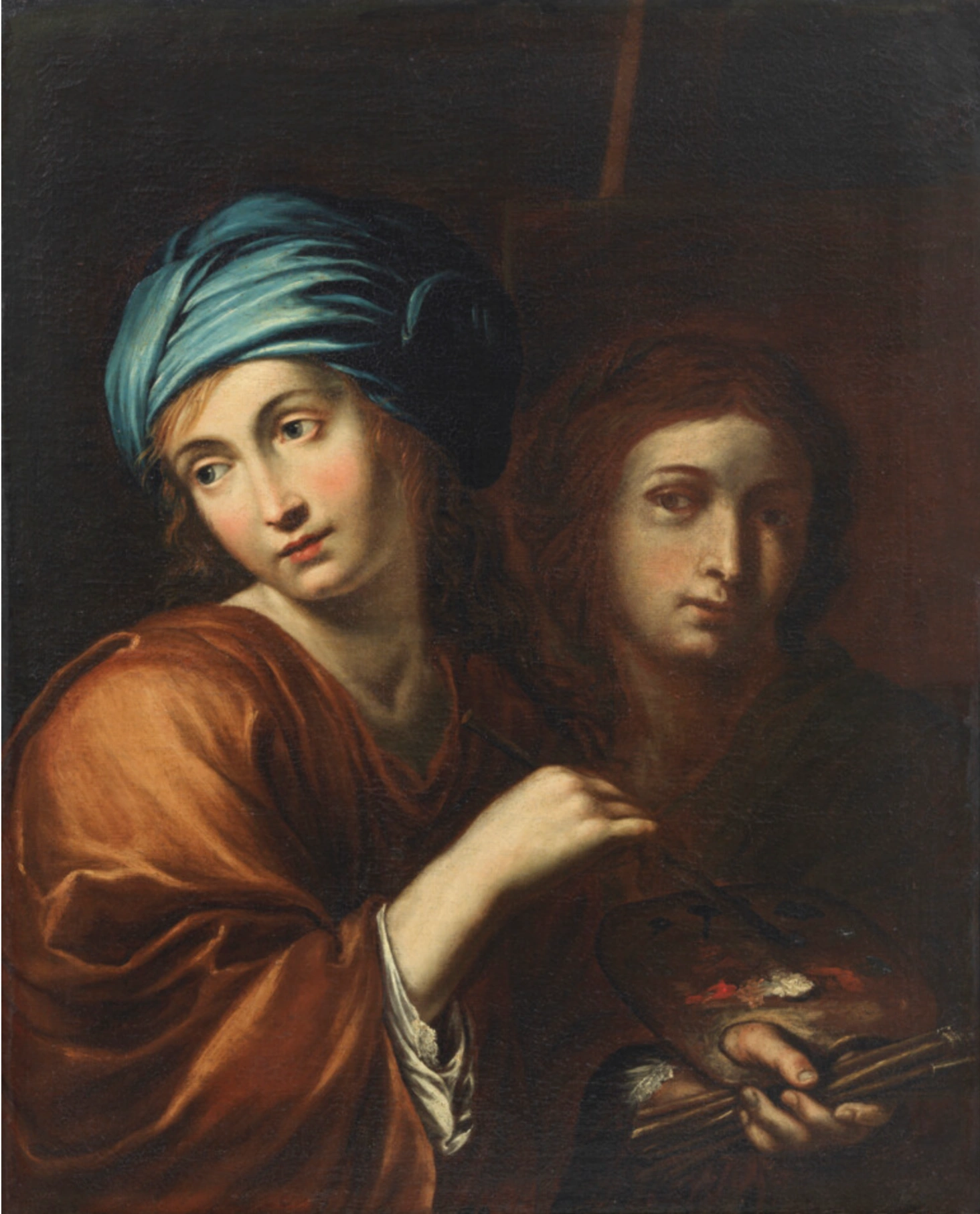Ginevra Cantofoli, Autoritratto come Allegoria della pittura, olio su tela, 79,5 x 62,5 cm, collezione privata.