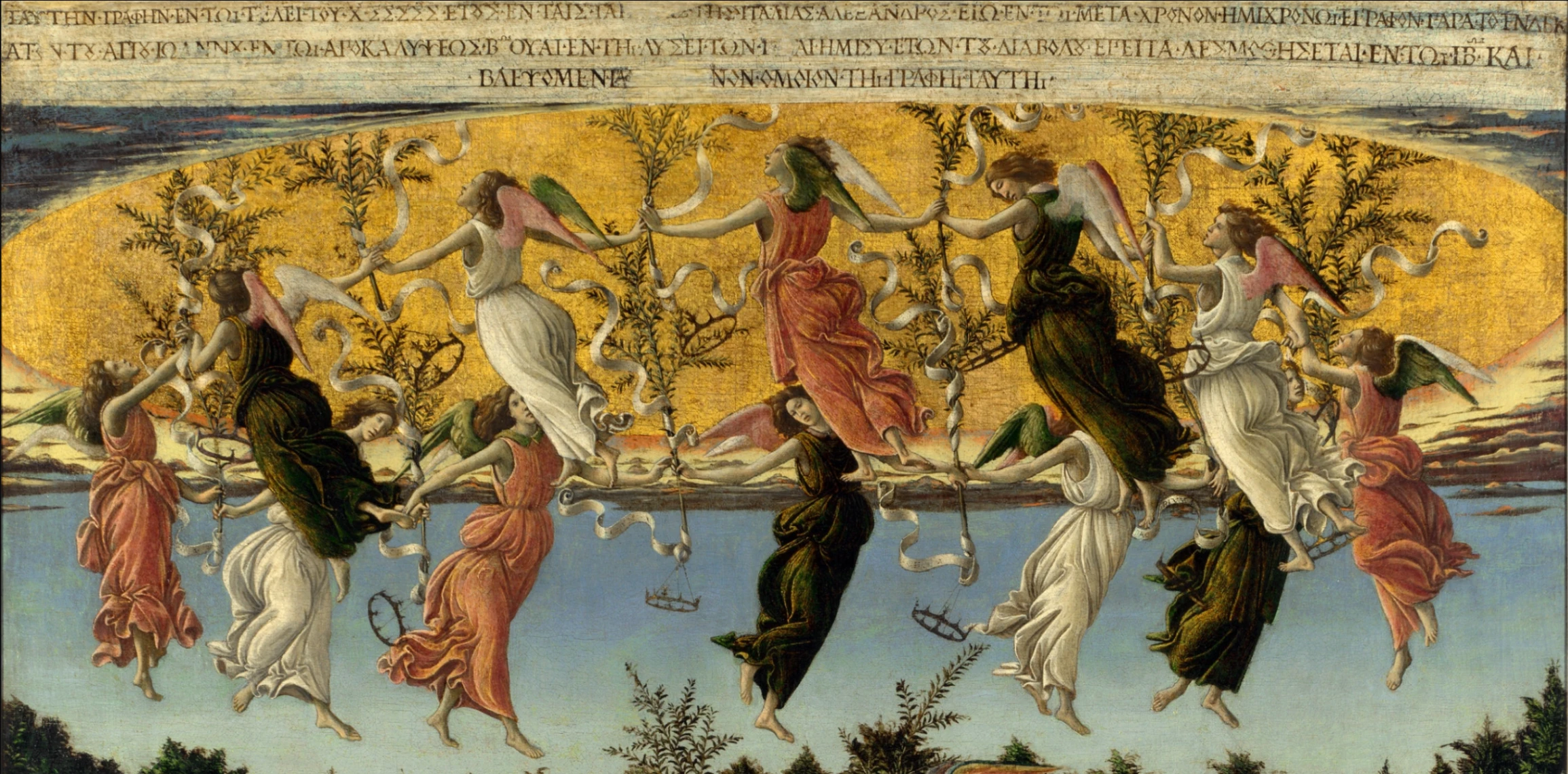 cover La Natività Mistica di Sandro Botticelli