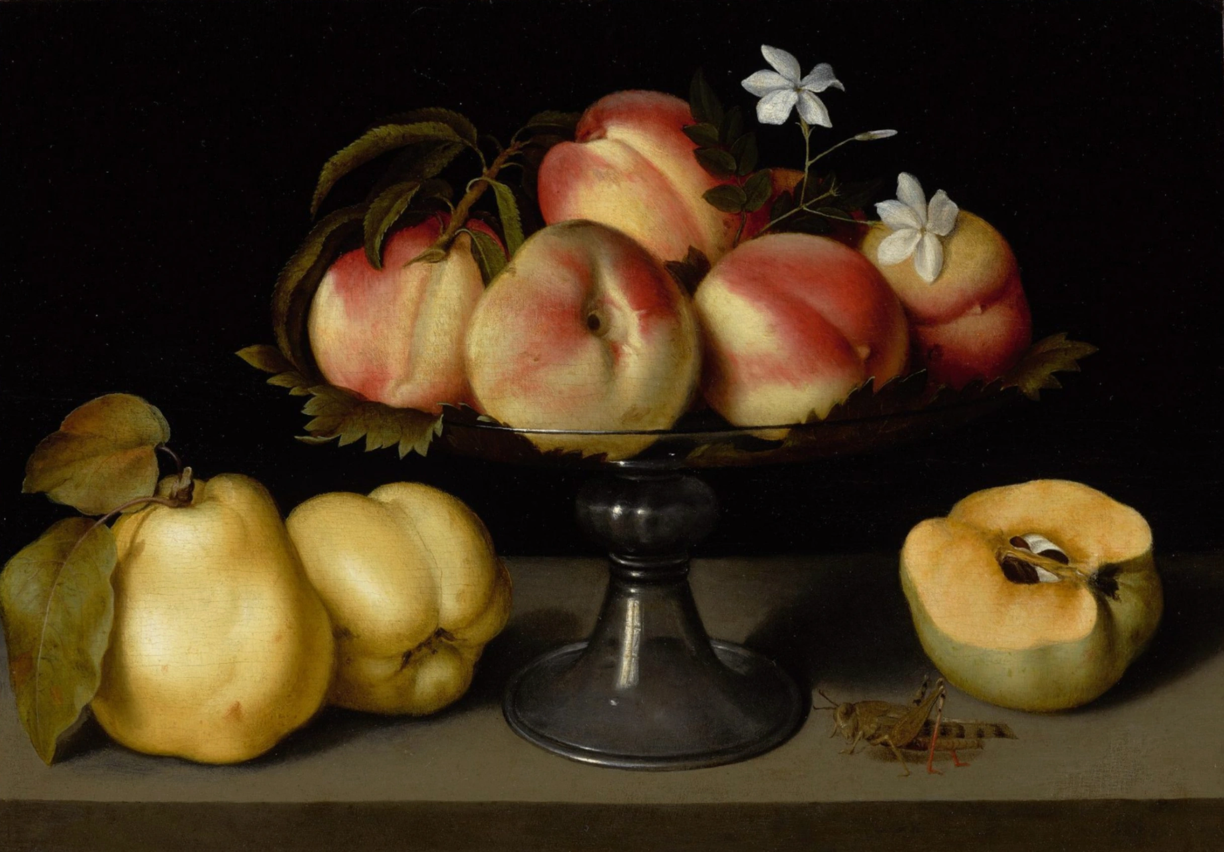 Fede Galizia, Natura morta, 1610 circa, olio su tavola, 31 x 43 cm. collezione privata.