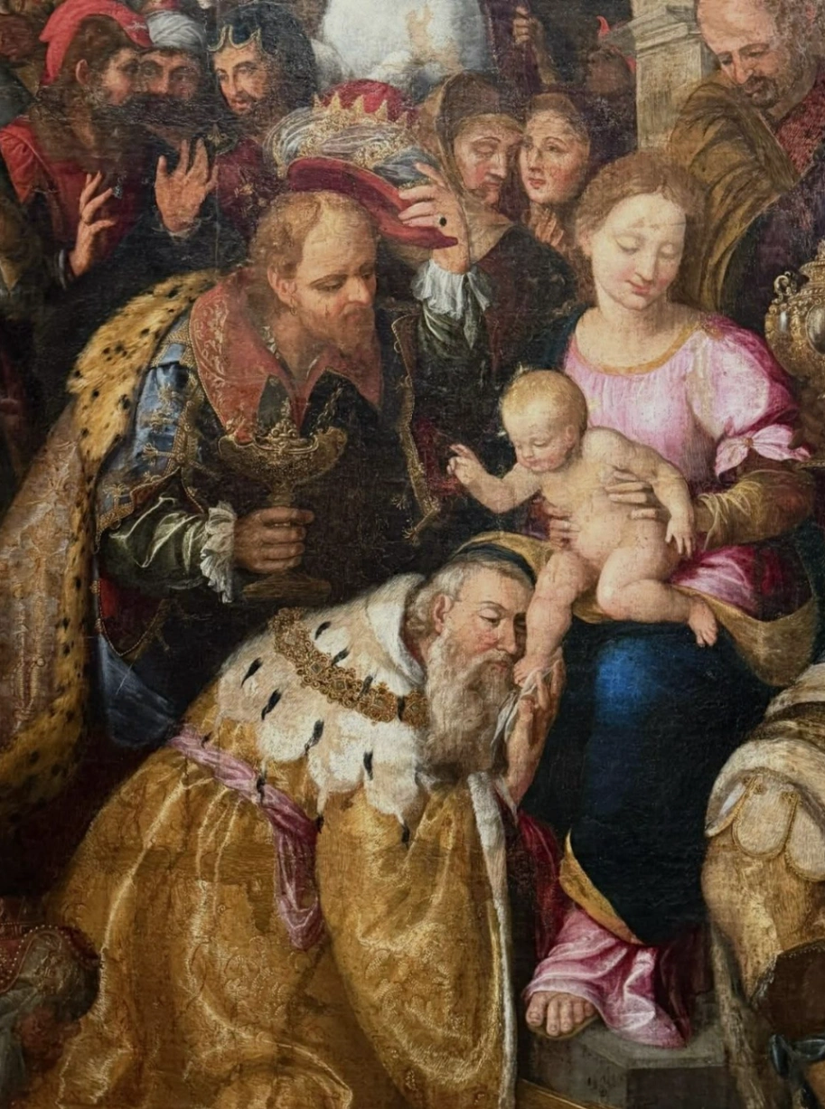 Fede Galizia, Adorazione dei Magi, 1610, olio su tela, Museo Nazionale di Capodimonte, Napoli. Dettaglio. © Museo Nazionale di Capodimonte