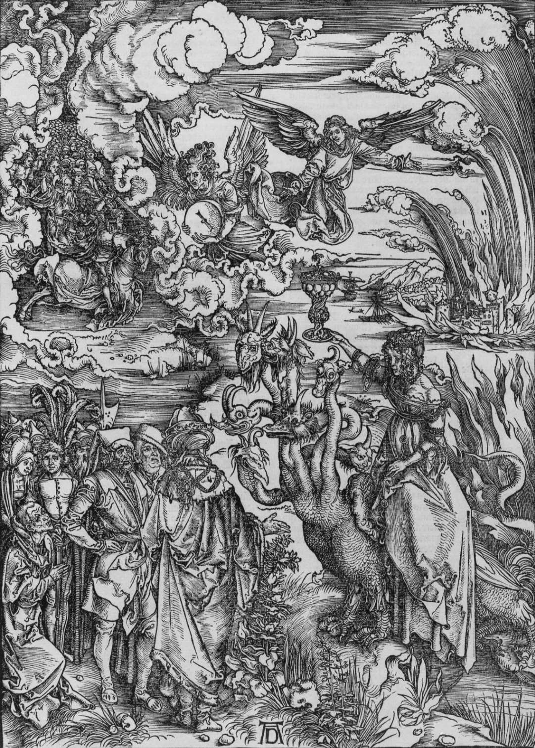 Albrecht Dürer, La Meretrice di Babilonia.