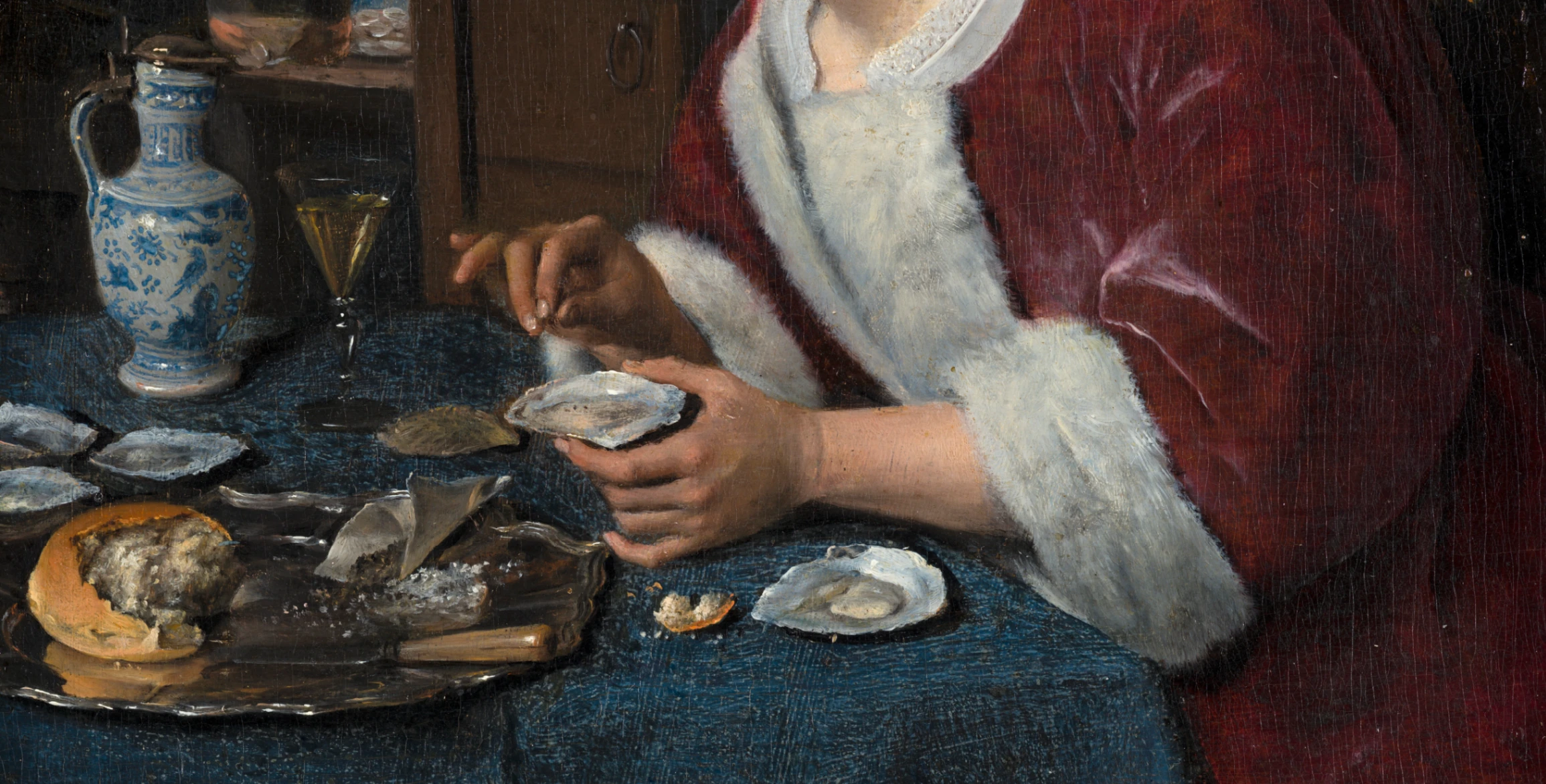 cover Ragazza che mangia ostriche di Jan Steen