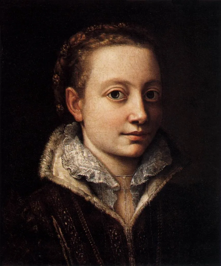 Sofonisba Anguissola, Ritratto di Minerva Anguissola, 1564 circa, olio su tela, 36 × 29 cm, Pinacoteca di Brera, Milano.