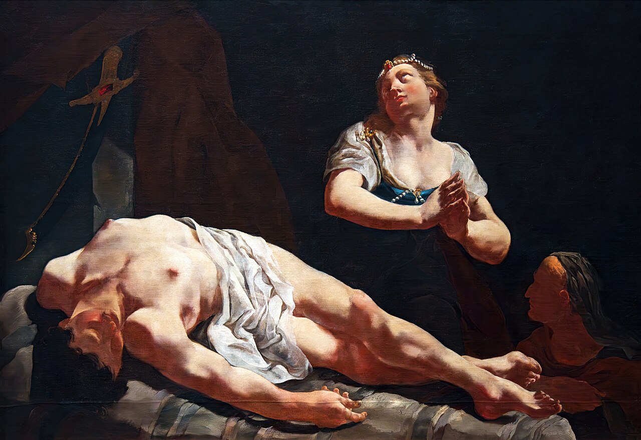 Giulia Lama, Giuditta e Oloferne, olio su tela, 1730-1740, 104 x 151 cm, Gallerie dell'Accademia, Venezia.