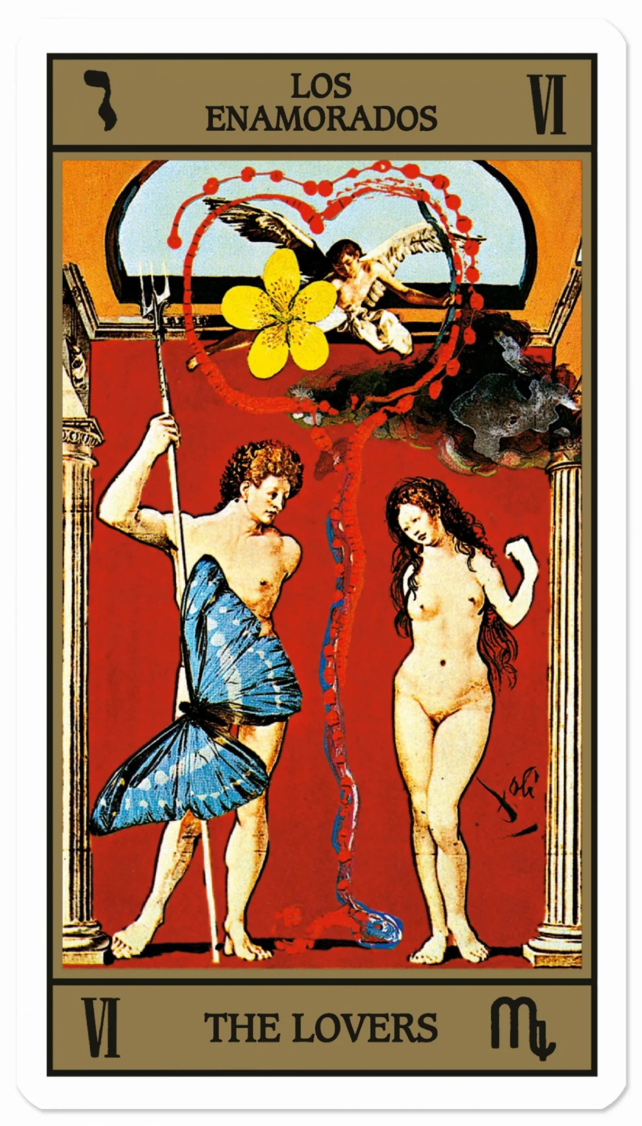 La Morte, dal mazzo di tarocchi di Salvador Dalì.