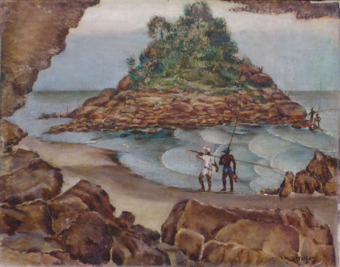 Anita Malfatti, Marina, 1940, olio su tela, 51 x 61 cm, Museo de arte moderne de São Paulo, © Anita Malfatti