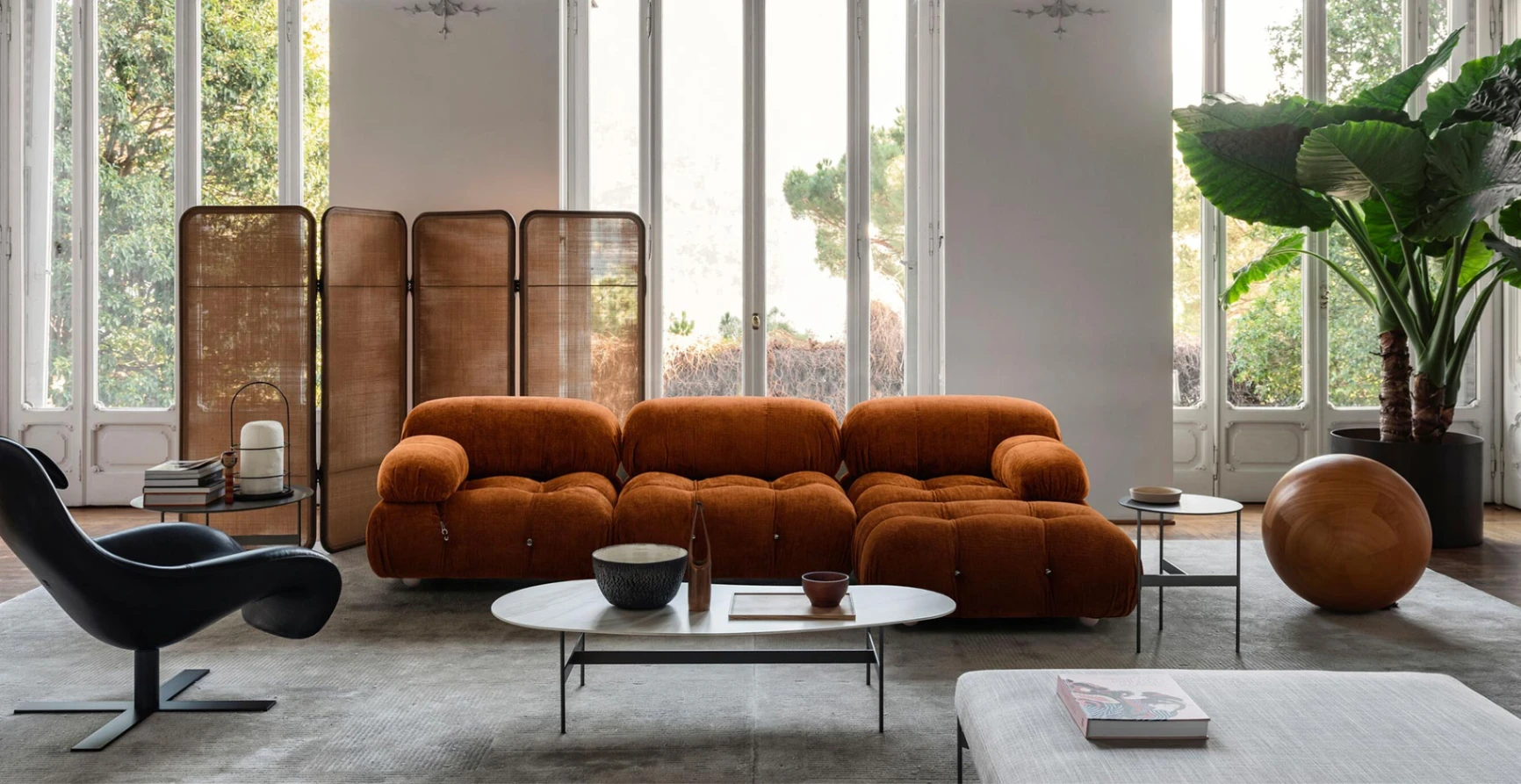 Camaleonda, il divano modulabile creato da Mario Bellini nel 1970. © Gerosa Design