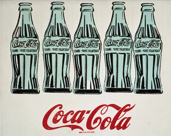 Andy Warhol, Cinque Bottiglie di Coca Cola, 1962.