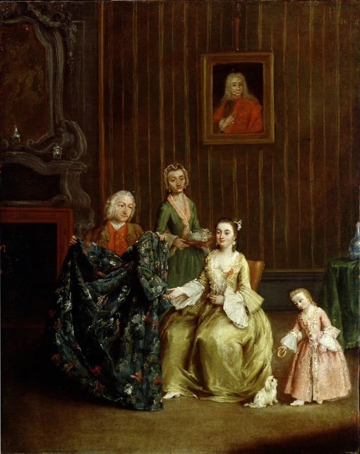 Pietro Longhi, Il Sarto, 60 x 49 cm, 1741, olio su tela, Galleria dell'Accademia, Venezia.