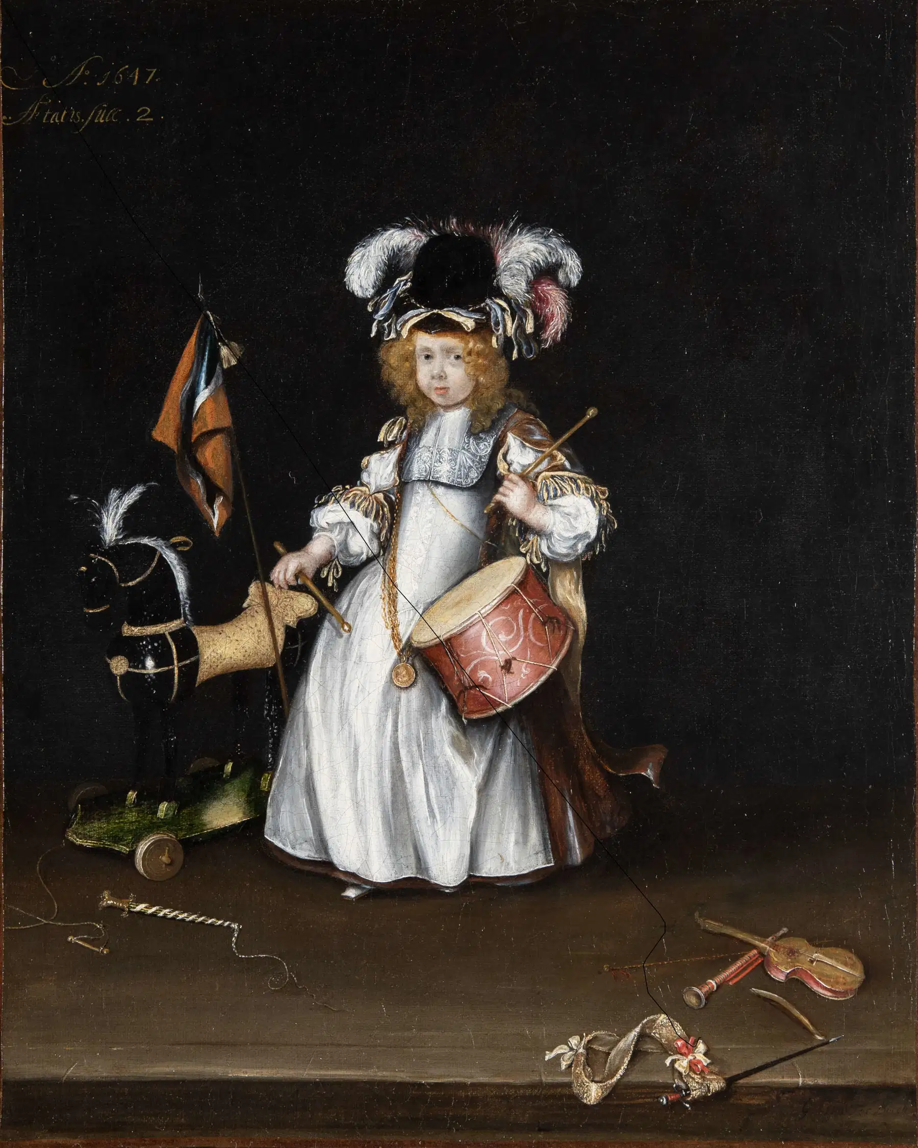 Gesina ter Boch, Ritratto del fratello Moses ter Borch all’età di due anni, 1668, olio su tela, 76,2 x 56,5 cm. L'unica opera firmata nota dell'artista, acquisita dal Rijksmuseum di Amsterdam al TEFAF di Maastricht nel 2024.