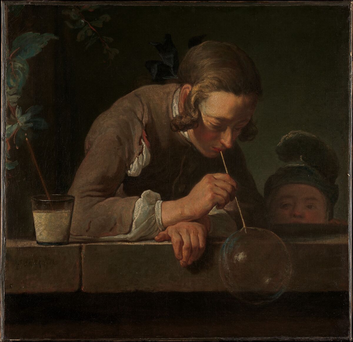 Jean Siméon Chardin, Bolle di sapone, 1734 circa, olio su tela, 61 x 63,2 cm, MET Metropolitan Museum of Art, New York.