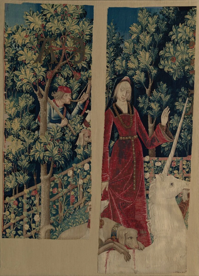 L'unicorno e la dama, 1495-1505. The Metropolitan Museum of Art, New York.