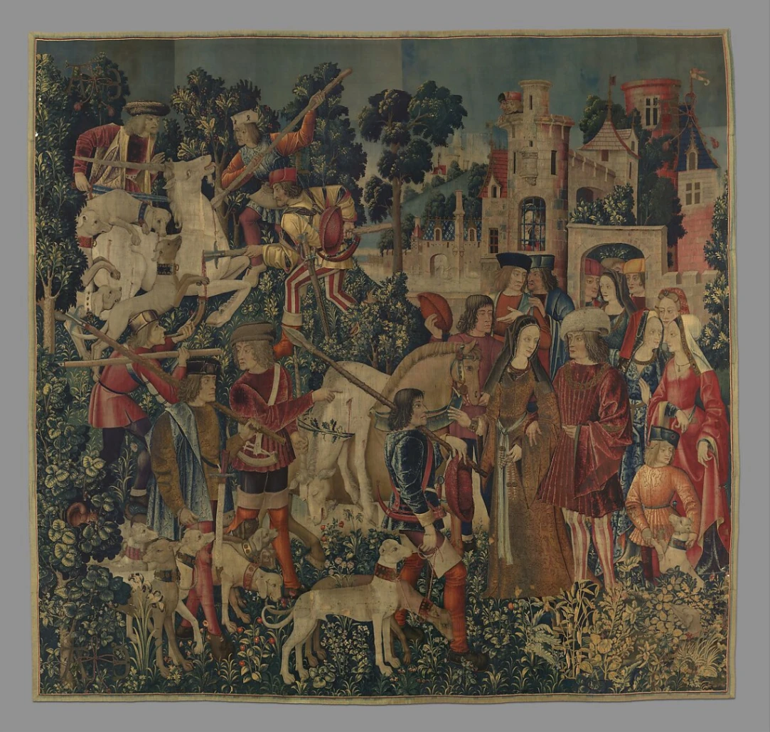 Il ritorno dei cacciatori al castello, 1495-1505, The Metropolitan Museum of Art, New York.